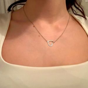 Kay heart necklace sterling silver